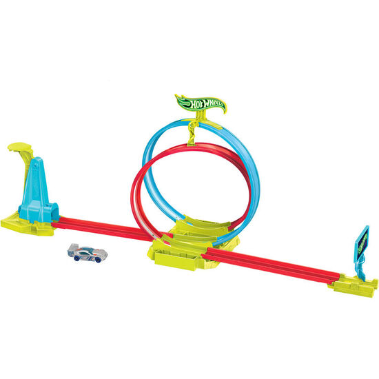 PISTA ACROBACIAS LASER NEON SPEEDERS HOT WHEELS image 1