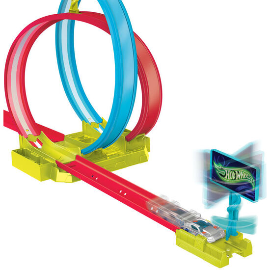 PISTA ACROBACIAS LASER NEON SPEEDERS HOT WHEELS image 2