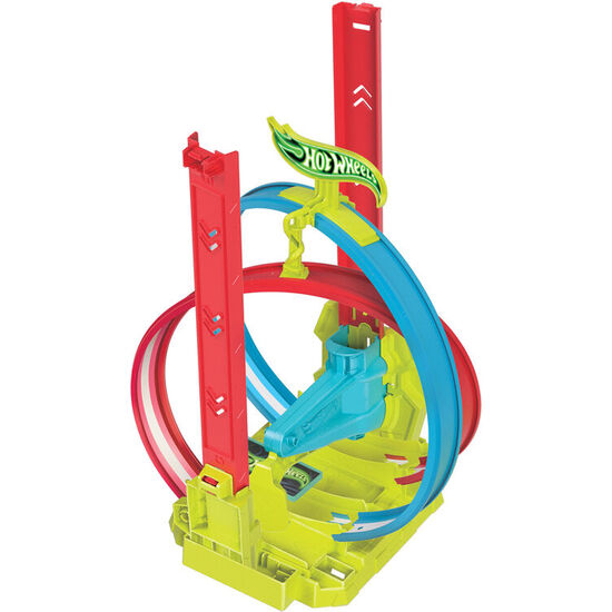PISTA ACROBACIAS LASER NEON SPEEDERS HOT WHEELS image 3