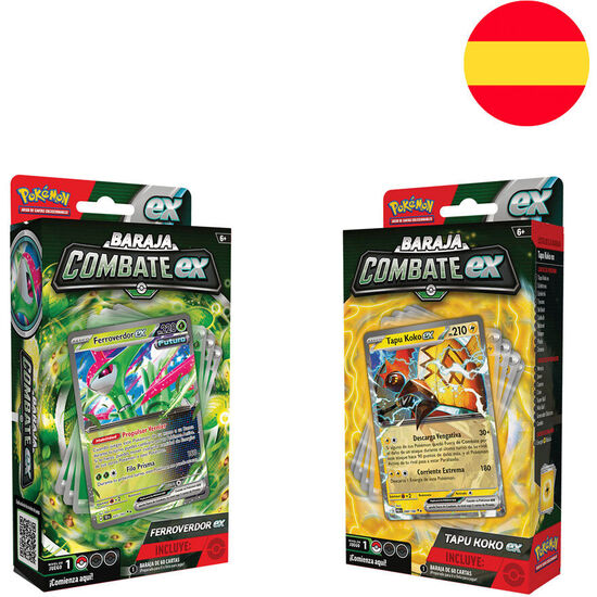 BARAJA JUEGO CARTAS COLECCIONABLES BATTLE DECKS POKEMON ESPAÑOL SURTIDO image 0
