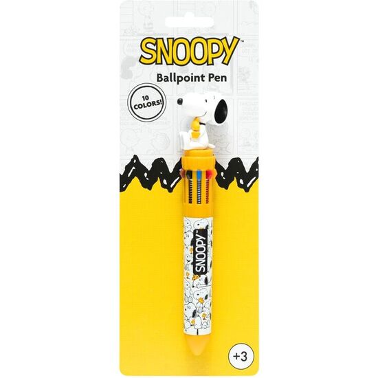 BOLIGRAFO 3D 10 COLORES LAZY DAYS SNOOPY image 0