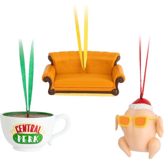 SET 3 ADORNOS NAVIDAD FRIENDS image 0
