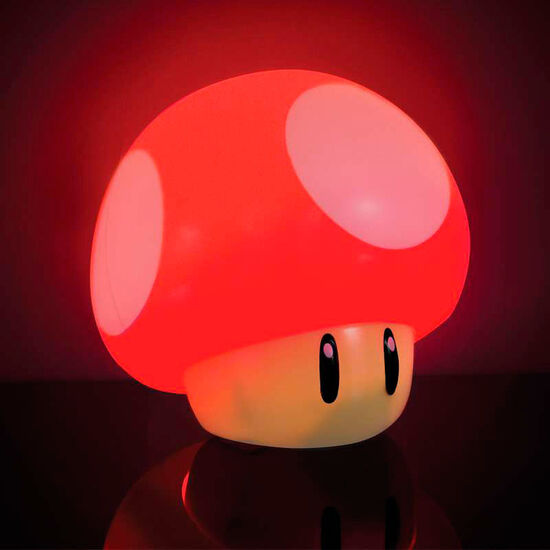 LAMPARA MUSHROOM SUPER MARIO BROS NINTENDO image 0