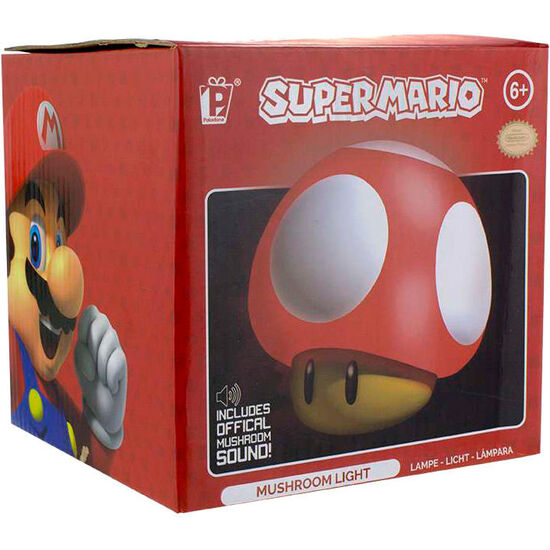LAMPARA MUSHROOM SUPER MARIO BROS NINTENDO image 1