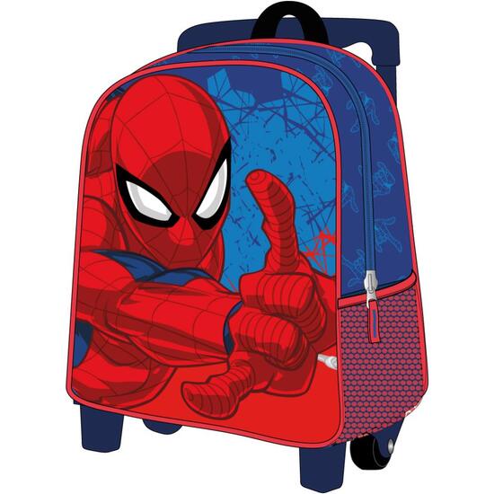 MOCHILA INFANTIL TROLLEY 3D SPIDERMAN image 0