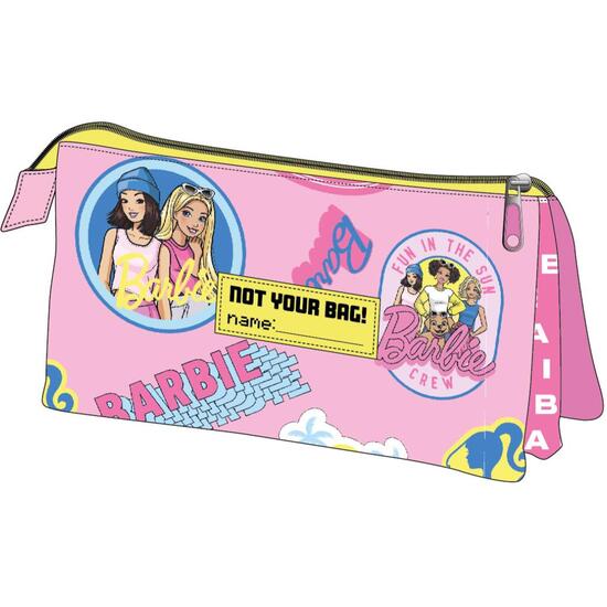 ESTUCHE PORTATODO 3 COMPARTIMENTOS BARBIE image 1