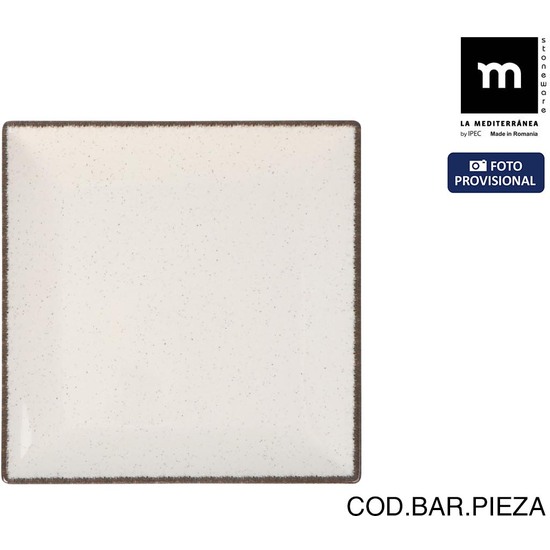 PLATO POSTRE 18X18 CM ANLLO ELITE BRILLO image 0