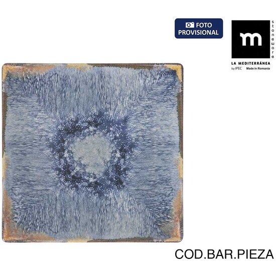 PLATO POSTRE 18X18 CM AELIA ELITE BRILLO image 0