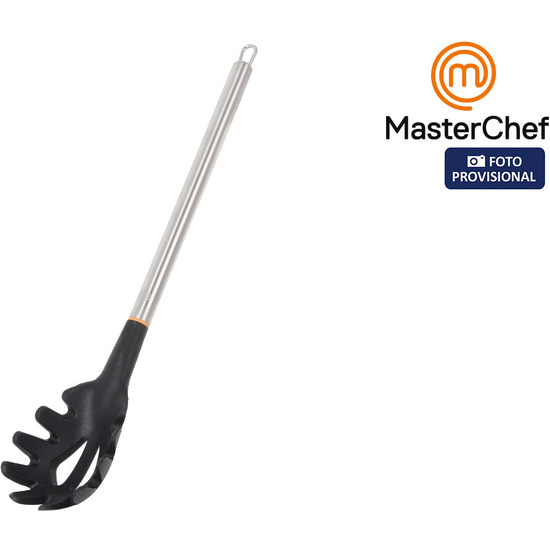 CUCHARA PASTA 34CMACERO INOX &SILICONA MASTERCHEF image 0