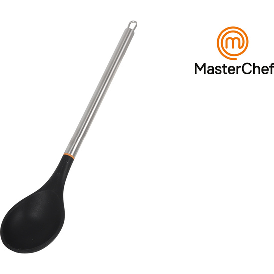 CUCHARA 34CM ACERO INOX&SILICONA MASTERCHEF image 0