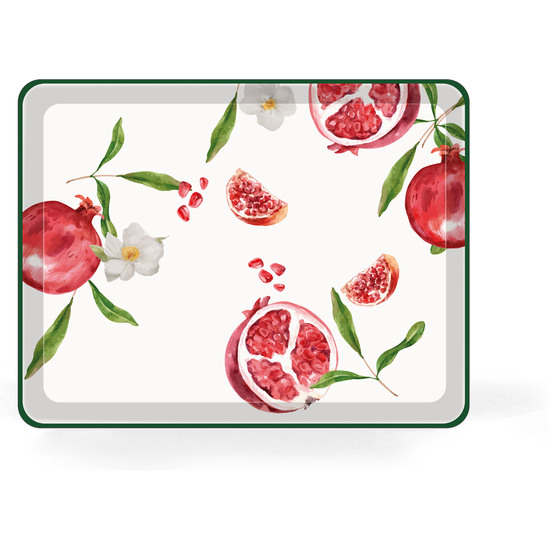 BANDEJA MELAMINA 27X21CM 3-FRUTAS LA MEDITERRANEA image 0