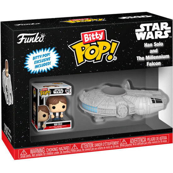 FIGURA BITTY POP RIDE STAR WARS HAN SOLO AND THE MILLENNIUM FALCON image 0