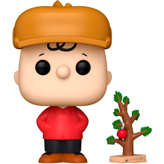 FIGURA POP PEANUTS CHARLIE BROWN WITH TREE image 0