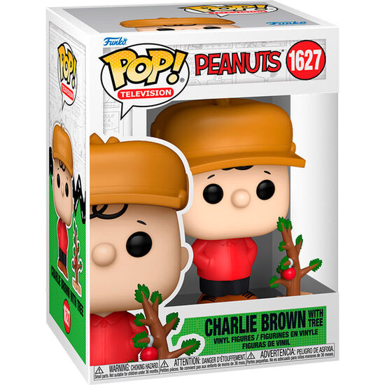 FIGURA POP PEANUTS CHARLIE BROWN WITH TREE image 1