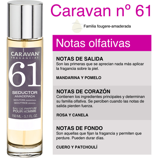 SET CARAVAN PERFUME DE HOMBRE Nº61 150ML+30ML image 1