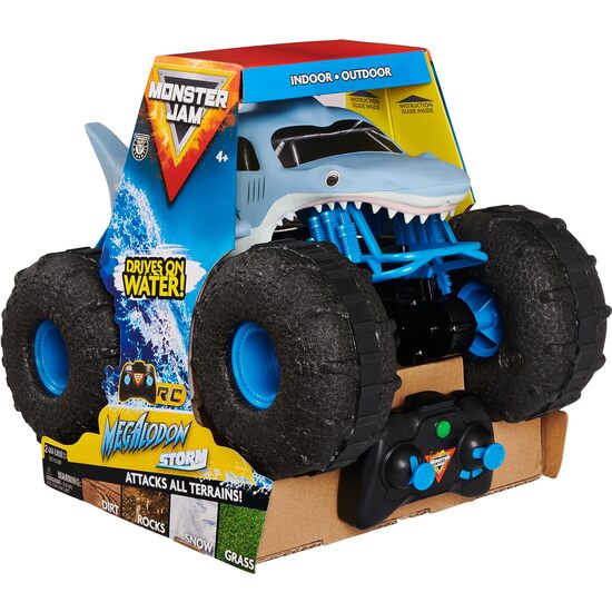 COCHE RADIO CONTROL MEGALODON STORM MONSTER JAM image 0