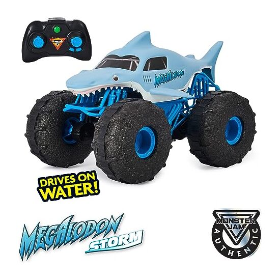 COCHE RADIO CONTROL MEGALODON STORM MONSTER JAM image 9