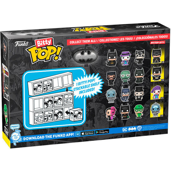 BLISTER 4 FIGURAS BITTY POP DC COMICS BATMAN 85TH ANNIVERSARY MR. FREEZE image 1