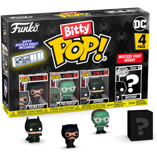 BLISTER 4 FIGURAS BITTY POP DC COMICS BATMAN 85TH ANNIVERSARY SELINA KYLE image 0