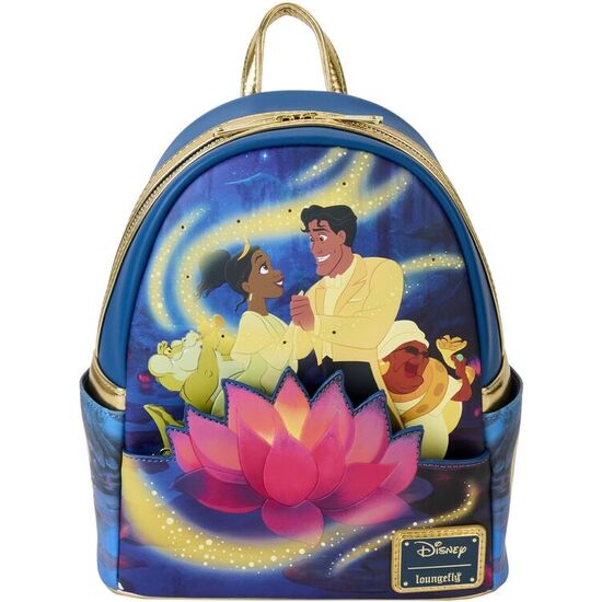 MOCHILA 15TH ANNIVERSARY TIANA Y EL SAPO DISNEY LOUNGEFLY 26CM image 0