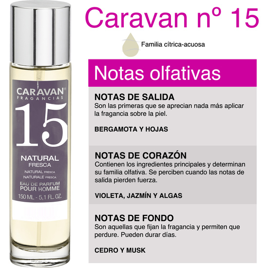 Caravan 15 hombre equivalencia deals