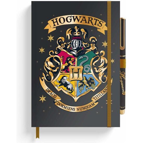 CUADERNO A5 PREMIUM + BOLIGRAFO HOGWARTS HARRY POTTER image 0