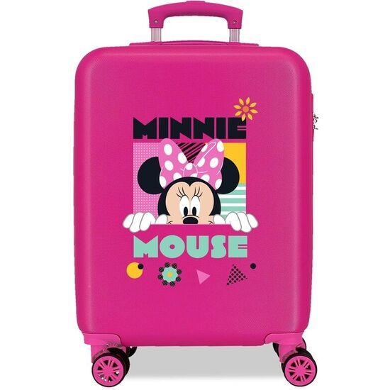 MALETA TROLLEY ABS GEOMETRIC MINNIE DISNEY 55CM image 0