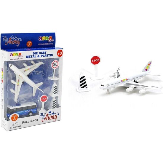 SET AVION COMERCIAL 6PZS image 0