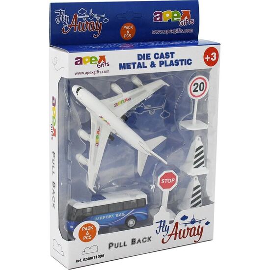 SET AVION COMERCIAL 6PZS image 2