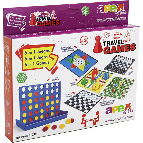 JUEGOS DE VIAJE 6 EN 1 image 2