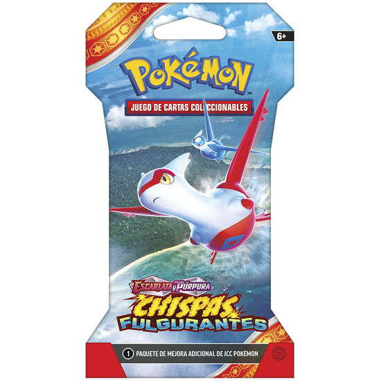 SOBRE JUEGO CARTAS COLECCIONABLES CHISPAS FULGURANTES ESCARLATA Y PURPURA POKEMON ESPAÃ±OL SURTIDO image 2