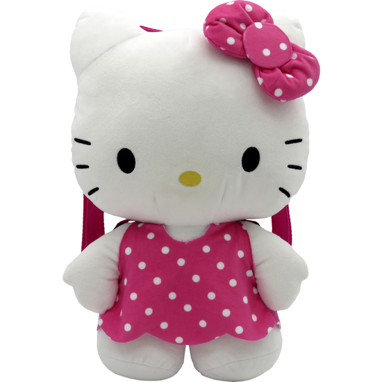 MOCHILA PELUCHE HELLO KITTY ROSA 35CM image 0