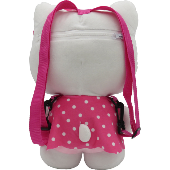 MOCHILA PELUCHE HELLO KITTY ROSA 35CM image 1