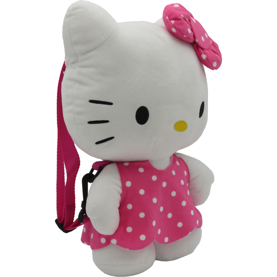MOCHILA PELUCHE HELLO KITTY ROSA 35CM image 3