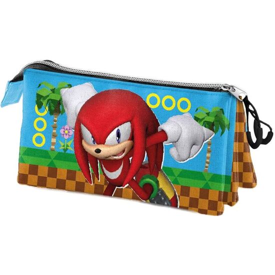 PORTATODO RUN KNUCKLES SONIC THE HEDGEHOG TRIPE image 0