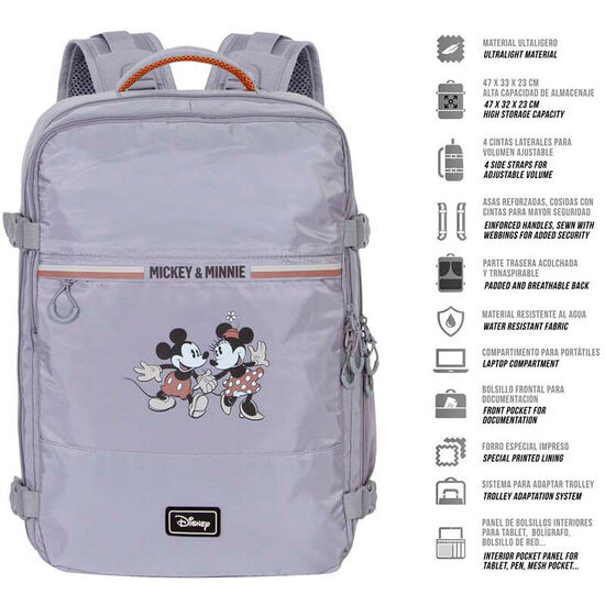 MOCHILA MINNIE &#38; MICKEY DISNEY 49CM image 1