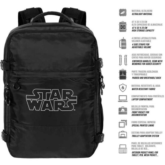 MOCHILA LOGO STAR WARS 49CM image 1