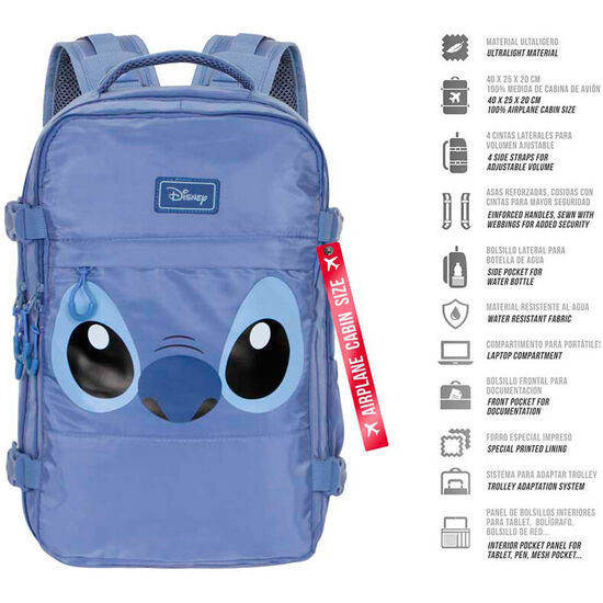 MOCHILA STITCH DISNEY 40CM image 1
