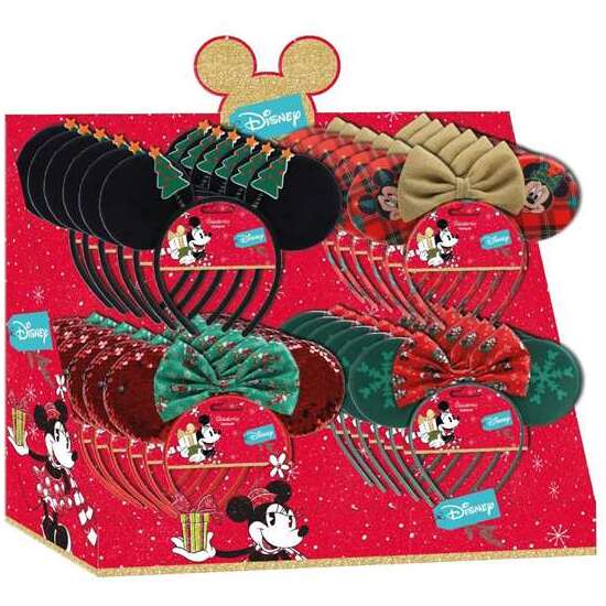 ACCESORIOS PELO DISPLAY NAVIDAD 24 PCS MINNIE 46.6 X 18.0 X 50.0 CM image 1