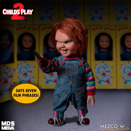 FIGURA PARLANTE CHUCKY 38CM image 0