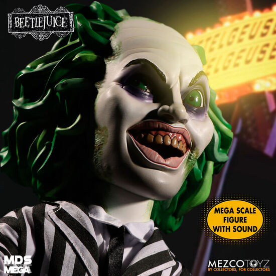 FIGURA PARLANTE BEETLEJUICE 38CM image 0
