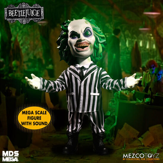 FIGURA PARLANTE BEETLEJUICE 38CM image 2