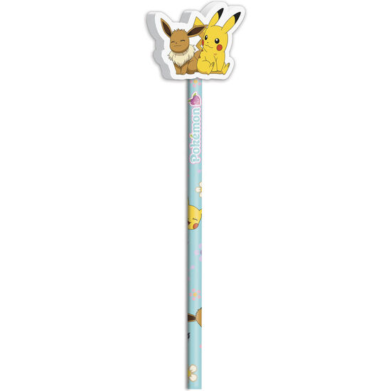 SET 3 LAPICES FLOWERS POKEMON image 0