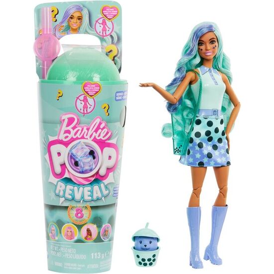 MUÃ±ECA POP REVEAL TE VERDE TE DE BURBUJAS BARBIE image 0