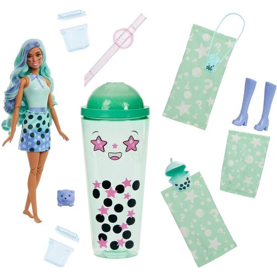 MUÃ±ECA POP REVEAL TE VERDE TE DE BURBUJAS BARBIE image 1