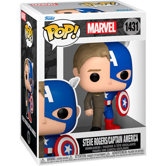 FIGURA POP MARVEL STEVE ROGERS/CAPITAN AMERICA image 1
