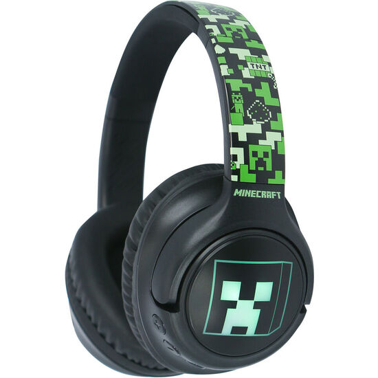 AURICULARES INALAMBRICOS LED MINECRAFT image 0