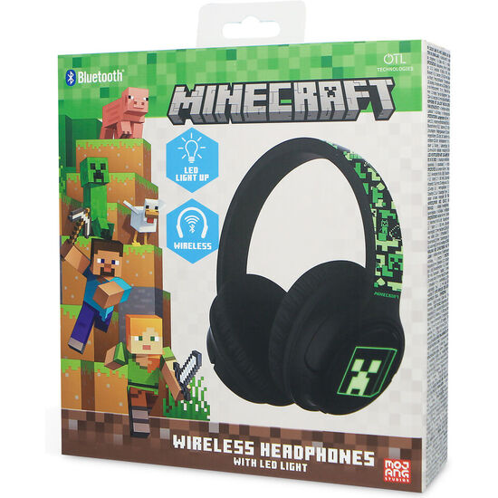 AURICULARES INALAMBRICOS LED MINECRAFT image 2