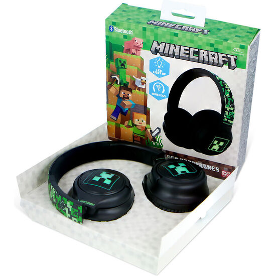 AURICULARES INALAMBRICOS LED MINECRAFT image 3