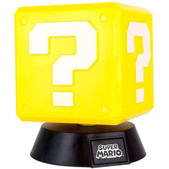 LAMPARA 3D QUESTION BLOCK SUPER MARIO BROS NINTENDO image 2